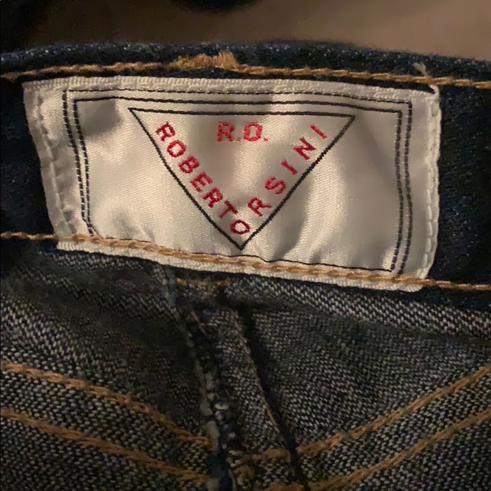 Vintage 80 s Robert Orsini jean skirt - Picture 3 of 6